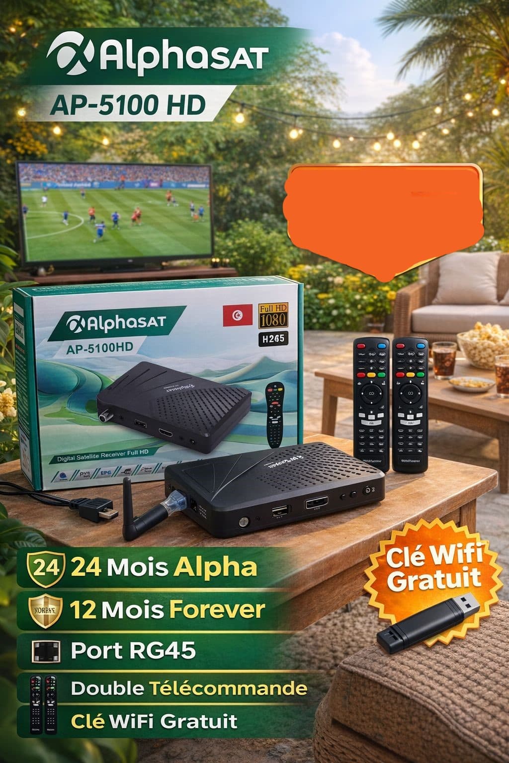Alphasat AP-5100 HD